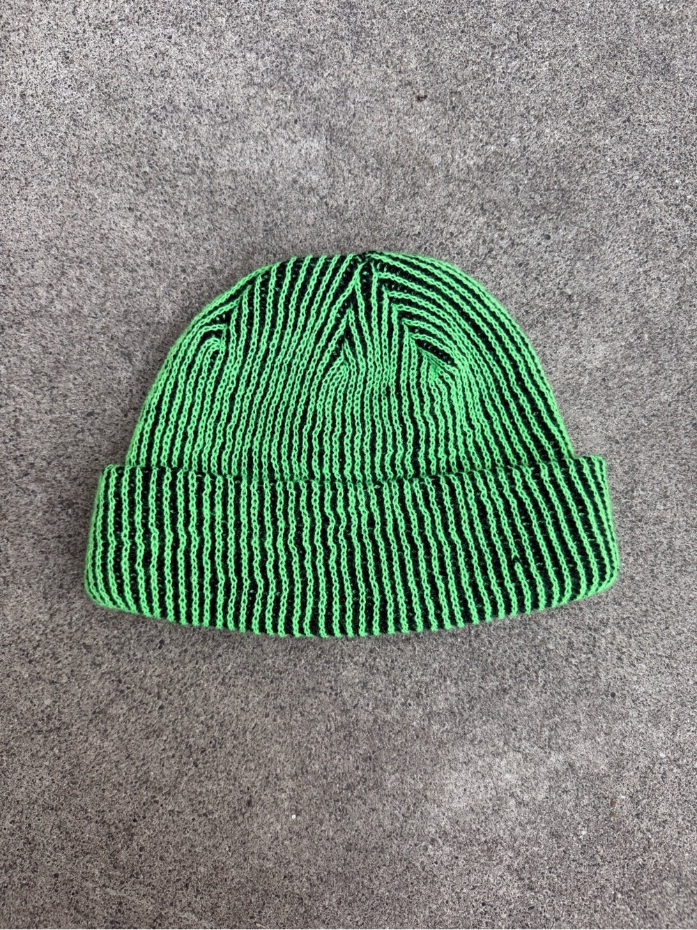 Green/Black Beanie